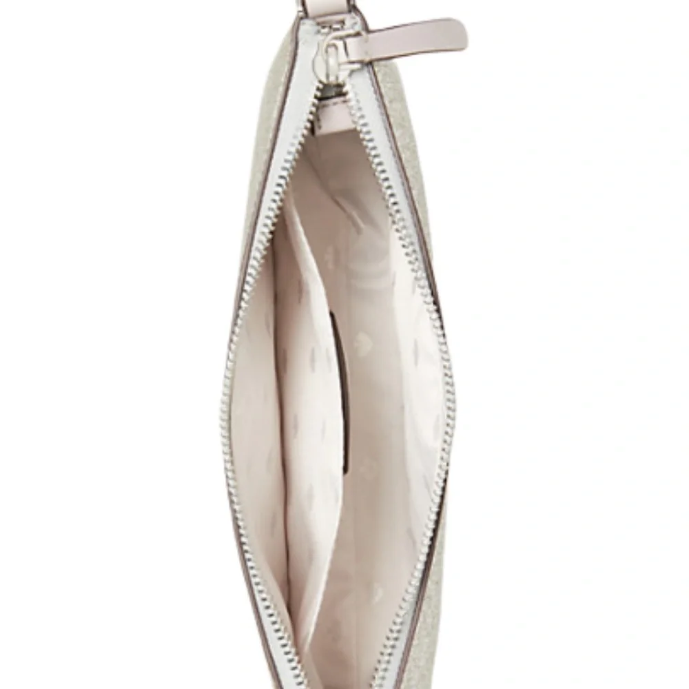 kate spade Silver Glitter Crossbody Bag